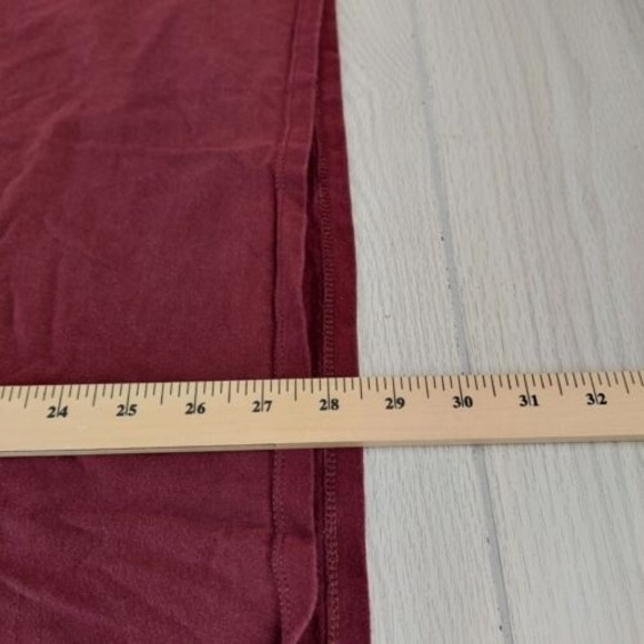 Champion Authentic Athleticwear T-Shirt Mens Large Burgandy Short Sleeve Crew - Picture 7 of 7